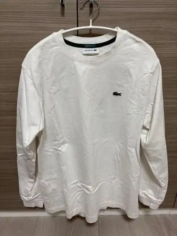 LACOSTE 롱 T 화이트 XS