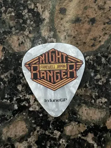 Night Ranger 기타 피크 FAREWELL JAPAN 2025