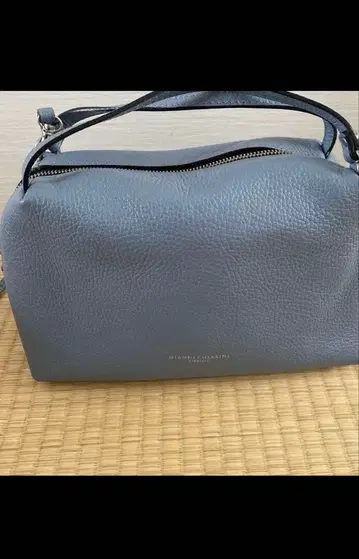 지아니카리니 알리파 M 주름 가죽 블루