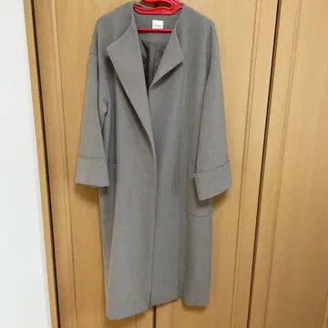 Spick & Span 그레이 롱 코트