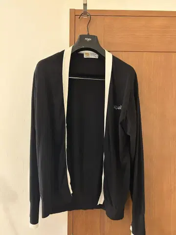 FRAGMENT x John Smedley 네이비 가디건