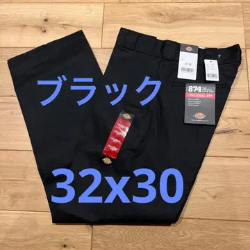 [ 미사용 새상품 ] 디키즈 874 워크 팬츠 32 x 30 블랙