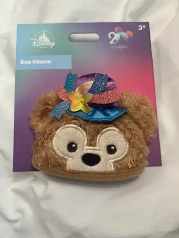 홍콩 디즈니랜드 20주년 미니 파티 햇 키링 더피