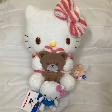 헬로키티 포근포근 파자마 BIG 봉제 인형 헬로키티 여러가지 표현 ver
