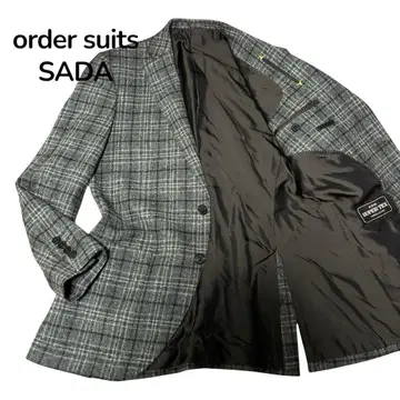 새상품급 SADA 테일러드 자켓 트위드 글렌체크