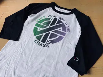 Crass Champion 바디 래글런 T셔츠 crust 크러스트