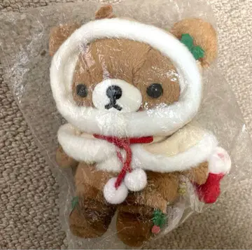갈색곰 크리스마스 봉제 인형