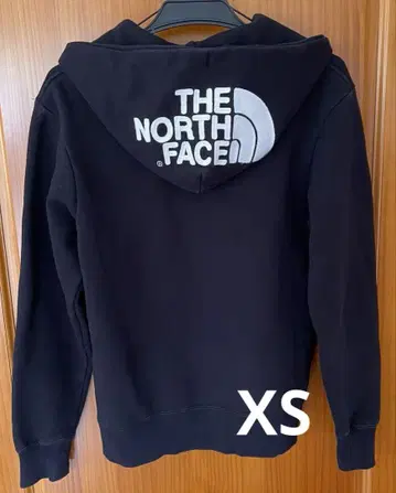 THE NORTH FACE 블랙 지퍼 후드티 XS