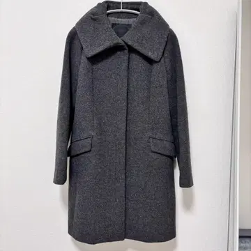 [ 새상품급 ] UNTITLED 카라 부착 울 롱 코트 코트 겨울