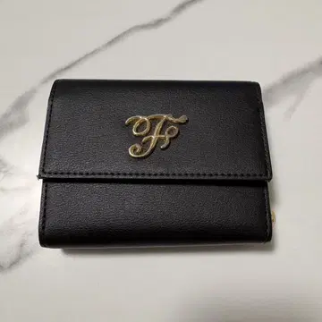Maison de FLEUR 3단 폴더형 지갑 블랙