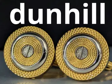 dunhill 텍스처 컷 오벌 커프스