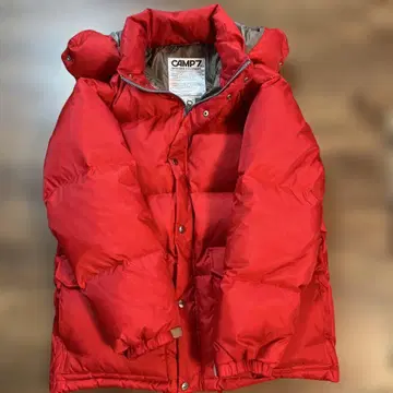 CAMP7 빨간색 다운 자켓 M 사이즈