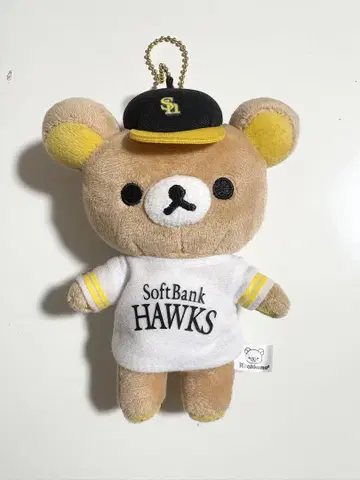 리락쿠마 소프트뱅크 호크스 봉제 인형