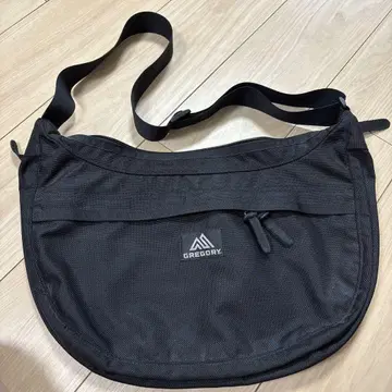 GREGORY 블랙 숄더백
