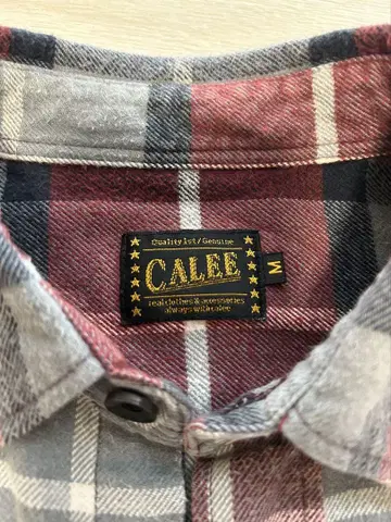 새상품급 CALEE 플란넬 셔츠 M 사이즈