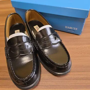 HARUTA 로퍼 22.5 3E ARVIM 블랙