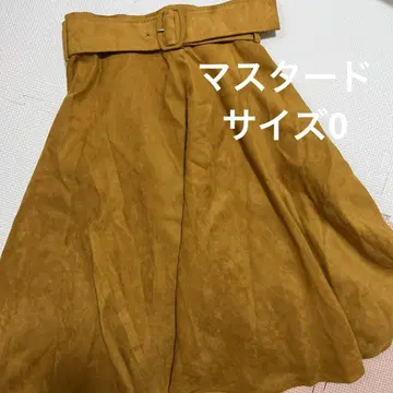 아푸와이저 리셰 스웨이드 플레어 스커트