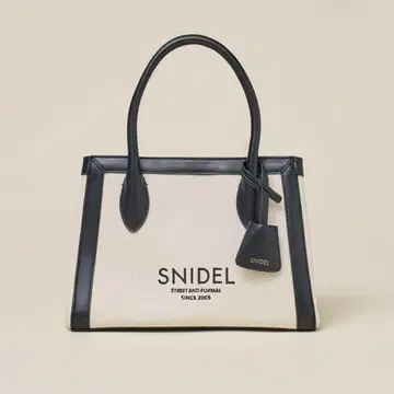 SNIDEL 캔버스 로고 백