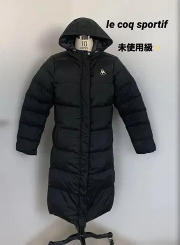 미사용급 르꼬끄 다운 벤치 코트 블랙 M le coq sportif