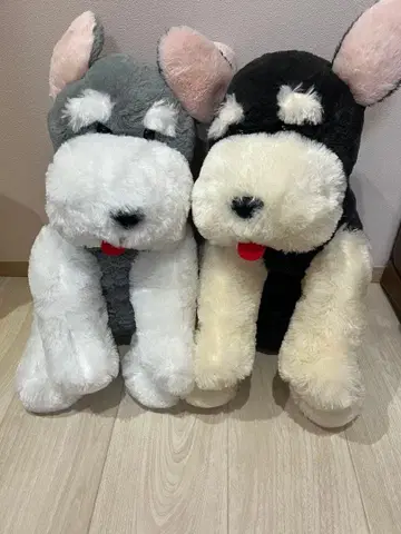 슈나이저 인형 강아지 2개 세트