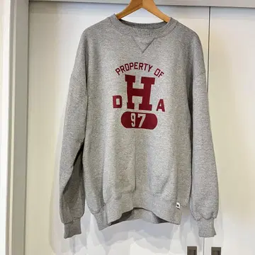 90s RUSSELL ATHLETIC 삼단 프린트 맨투맨