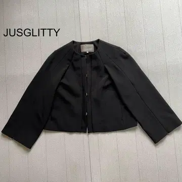 JUSGLITTY 케이프 자켓 블랙 1