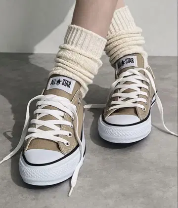 CONVERSE 컨버스 올스타 캔버스 스니커즈 베이지