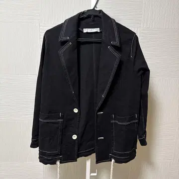 NAPE_ 청바지 원단 후드티