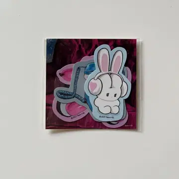beco+81 시리미미 토끼 스티커 세트