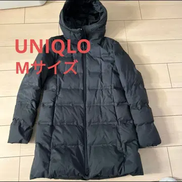 새상품급 UNIQLO 블랙 다운 코트 유니클로 M