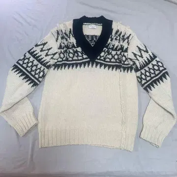 DRIES VAN NOTEN 17AW 프린지 칠드런 니트