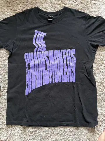 THE CHAINSMOKERS 첸스모 셔츠 XL 블랙