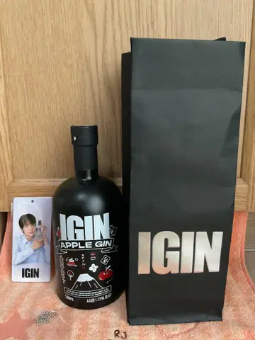 일본 한정판 IGIN 재팬 에디션 보틀넥 택 포함 포토 카드