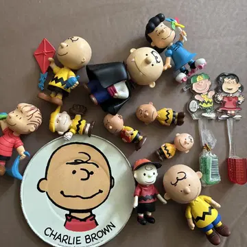 찰리 브라운 피규어 세트 빈티지 외