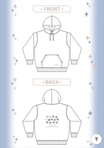 SEVENTEEN X SANRIO CHARACTERS 풀 후드티