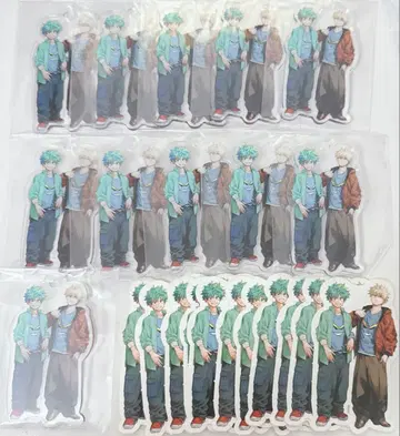 멘즈 논노 부록 아크릴 참 스티커 미도리야 이즈쿠 바쿠고 카츠키