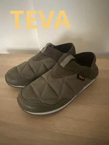 테바 엠보 모크 다크 올리브 25cm 새상품 teva 모크 슈즈 아웃도어
