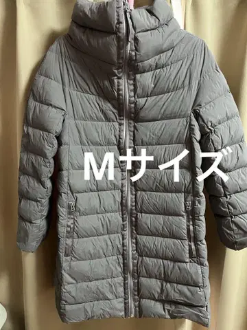 새상품급 그레이 롱 다운 자켓
