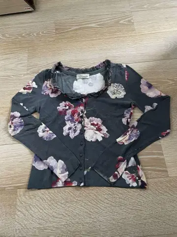 Blumarine 꽃무늬 긴팔 가디건