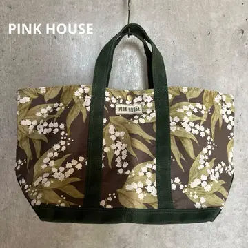 PINK HOUSE 스즈란 패턴 토트백 빈티지 [배송비 포함]
