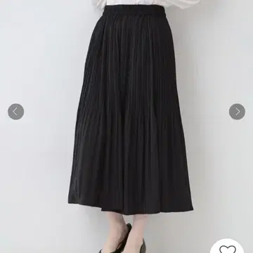 [세레모니에도] 살랑이는 고급 실루엣 새틴 플리츠 스커트