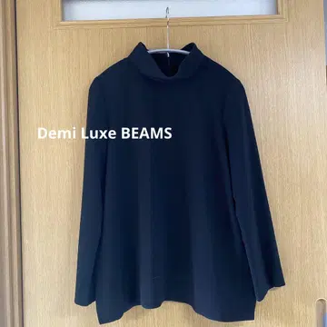 Demi Luxe BEAMS 하이넥 블라우스