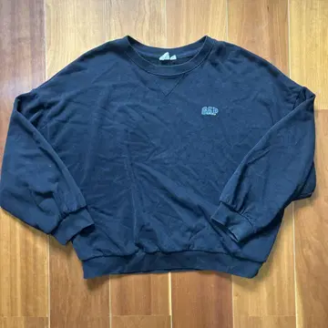 GAP 블랙 맨투맨 S