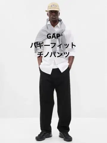 GAP 배기핏 모던 카키 치노 팬츠 32/30