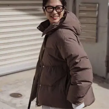 AP STUDIO 후드 다운 자켓 (브라운) 브라운