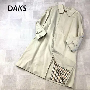 90s DAKS London 스텐 칼라 코트 라이너 포함
