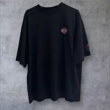 할리데이비슨 반팔 T셔츠 블랙 XL 상당 자수