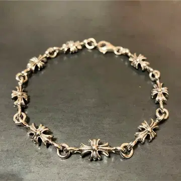 SILVER925 십자가 모티브 팔찌/실버/블레스