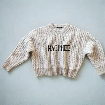 투모로우랜드 MACPHEE 크루넥 풀오버 니트 새상품급