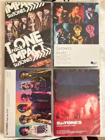 SixTONES Blu-ray 4장 세트 일반ver